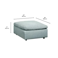 Large Rectangular Ottoman -