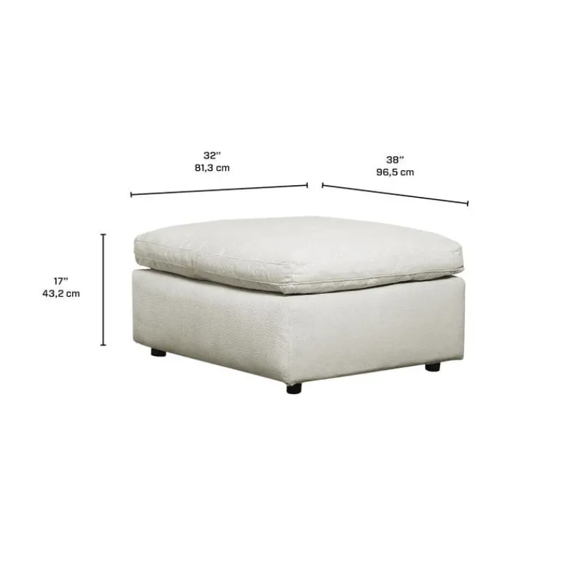 Large Rectangular Ottoman -