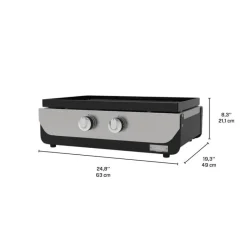 LEMAR Le Marquier Original 260 Duo Gas Plancha - 20 472 BTU