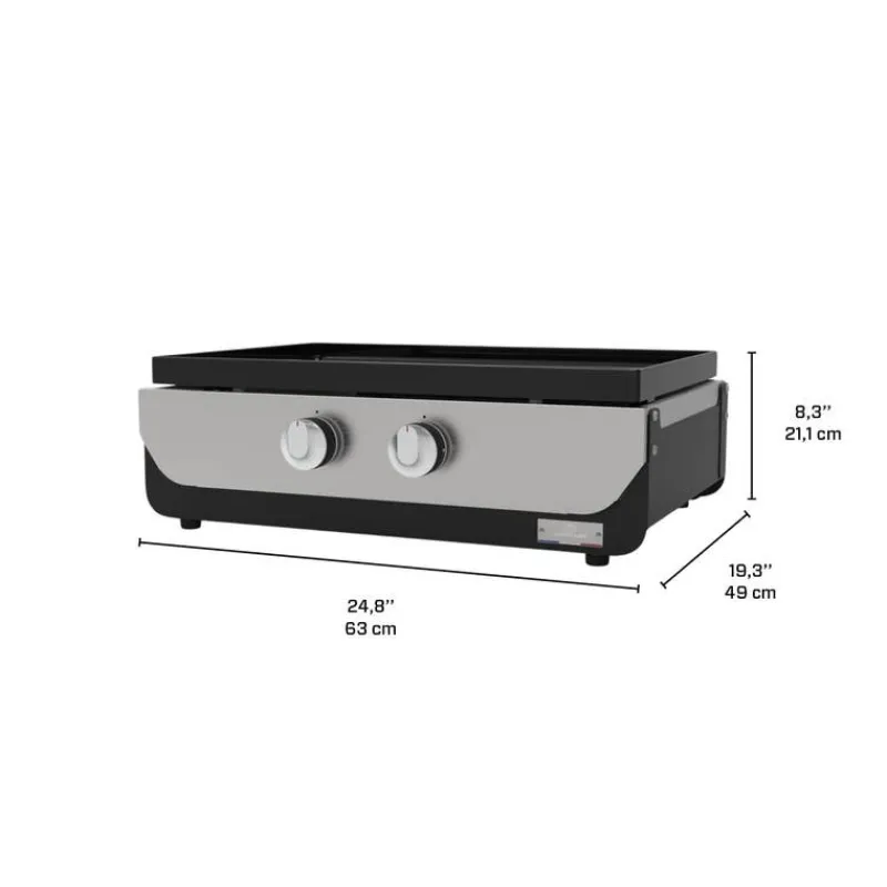 LEMAR Le Marquier Original 260 Duo Gas Plancha - 20 472 BTU