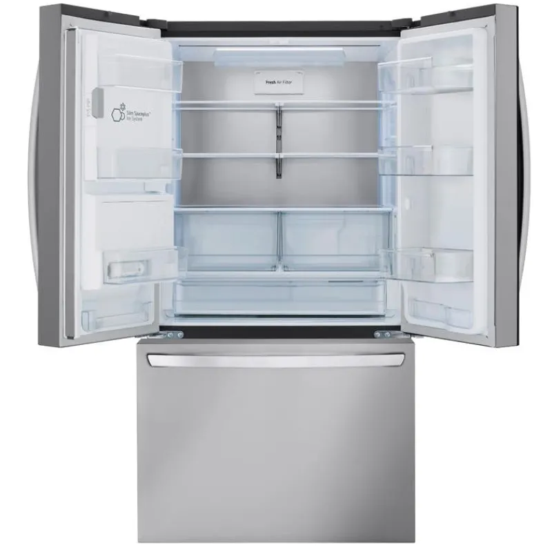LG 26 Cu Ft 36 In Refrigerator Bottom Freezer, French door - LRFXC2606S