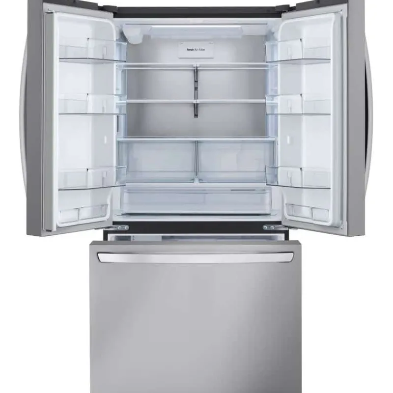 LG 31.7 Cu Ft 36 In Refrigerator Bottom Freezer, French door - LRFLS3206S