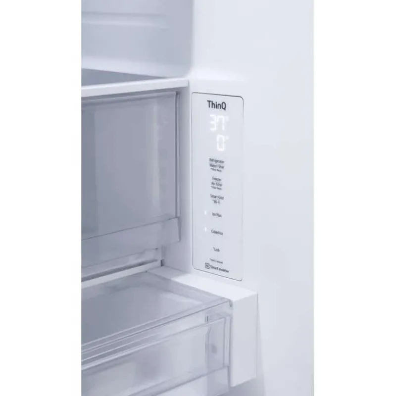 LG 31.7 Cu Ft 36 In Refrigerator Bottom Freezer, French door - LRFLS3206S