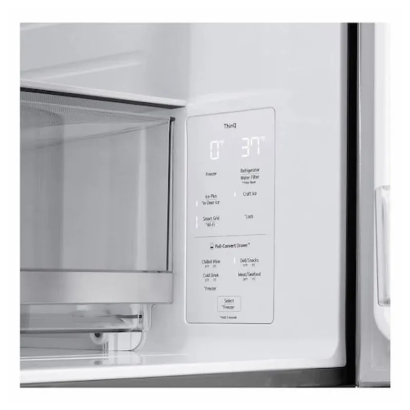 LG 29 Cu Ft 36 In Refrigerator Bottom Freezer, French door - LF29S9775S