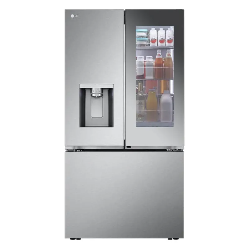 LG 31 Cu Ft 36 In Refrigerator Bottom Freezer, French door - LRYKS3106S