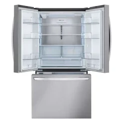LG 27 Cu ft 36 In Refrigerator Bottom Freezer, French door - LRFLC2706S