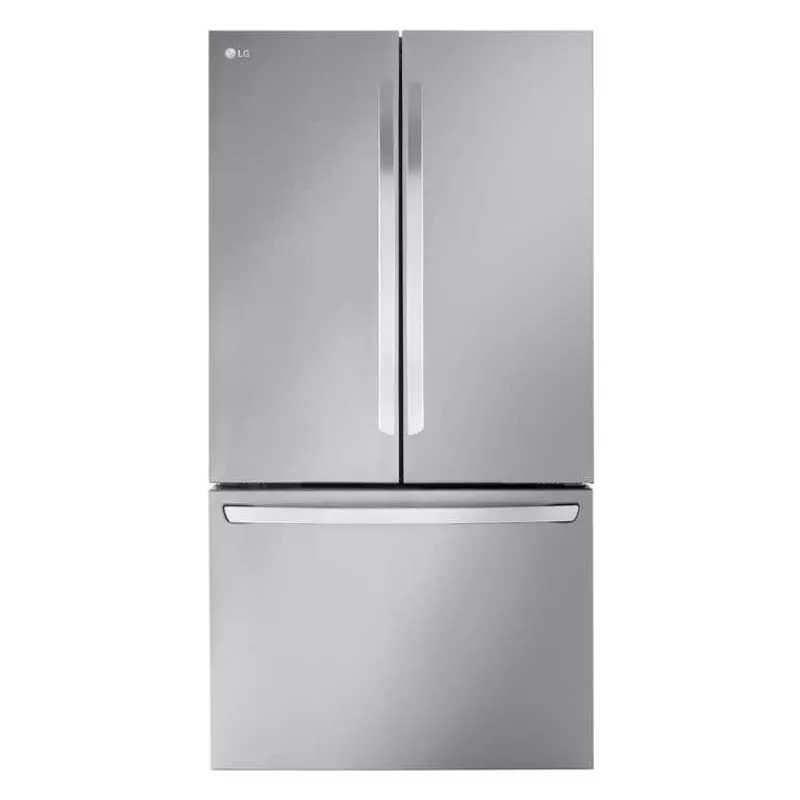 LG 27 Cu ft 36 In Refrigerator Bottom Freezer, French door - LRFLC2706S