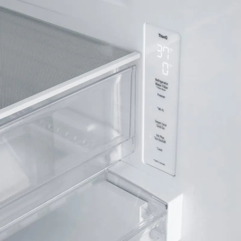 LG 25 Cu Ft 33 In Refrigerator Bottom Freezer, French door - LF25H6330D