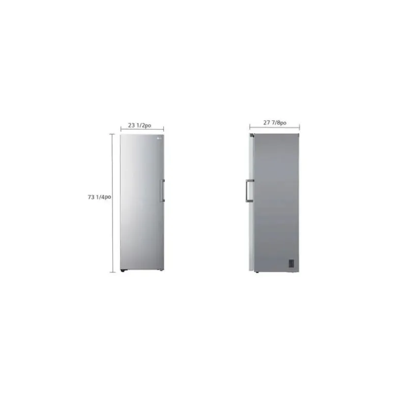 LG 11,4 Cu ft Freezer , Vertical, 24" - LROFC1104V