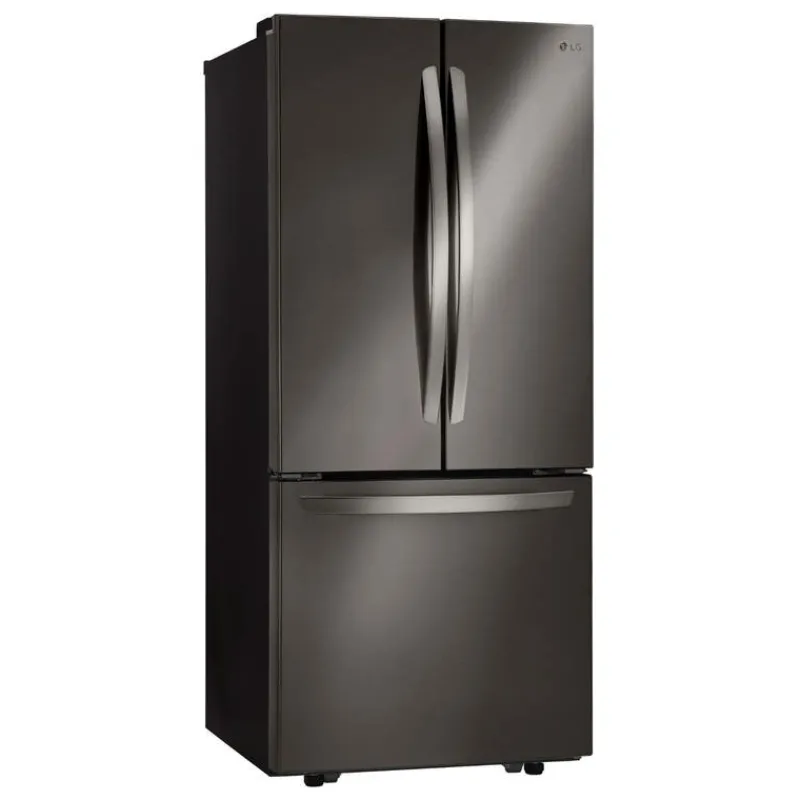 LG 21.8 Ft cu 30 in Refrigerator Bottom Freezer, French door - LRFNS2200D