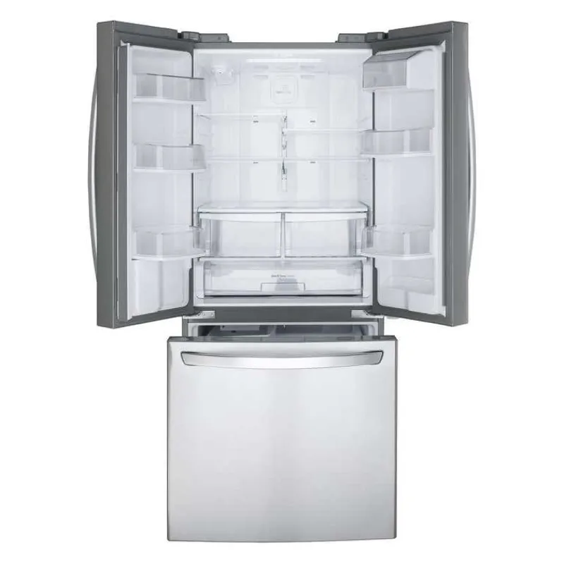 LG 30 in 22 Cu ft Refrigerator Bottom Freezer, French door - LRFWS2200S