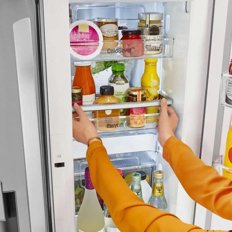 LG 36 in 30 Cu ft Refrigerator Bottom Freezer, French door - LRFDS3016S