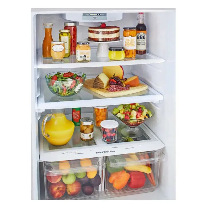 LG 30 in 20 cu ft Refrigerator Top Freezer - LTCS20020W