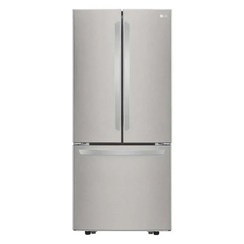 LG 30 in 22 Cu ft Refrigerator Bottom Freezer, French door - LRFNS2200S