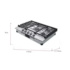 LG Cooktop   30" Gaz    - CBGJ3023S