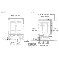 LG Dishwasher Built-In 24" 44dB - LDNPM654D
