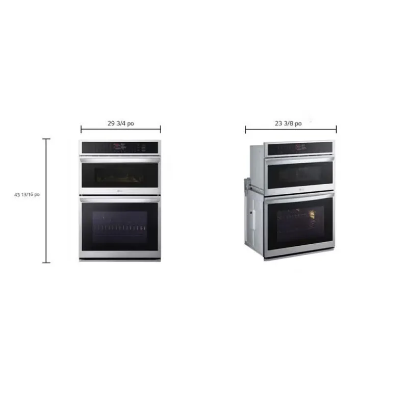LG Double Wall Oven 30" Electric - WCEP6423F