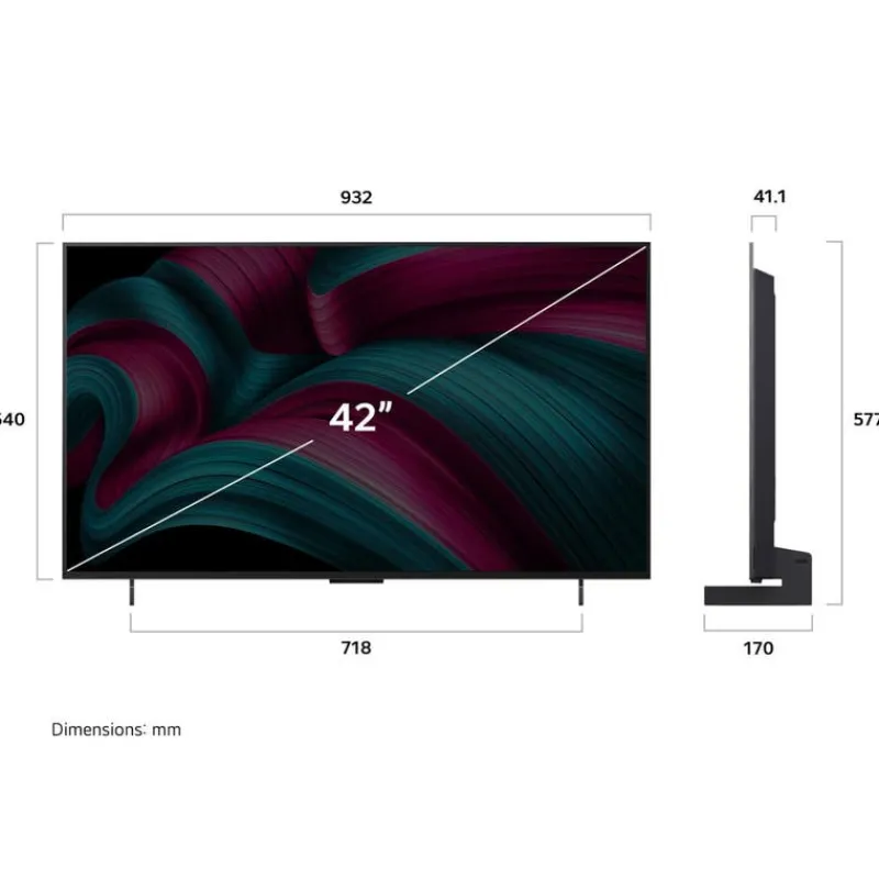 LG 42in Smart TV OLED UHD 4K - OLED42C5PUA