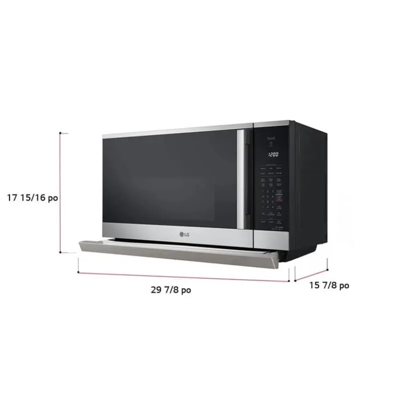 LG Microwave and Range Hood, , 1050 W, 400 - MVEL2125X