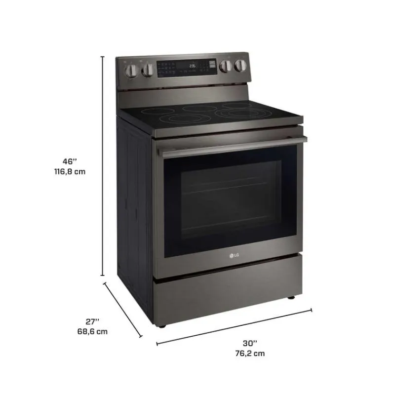 LG Range 30" Electric Glass-Ceramic - LREN6325ZE