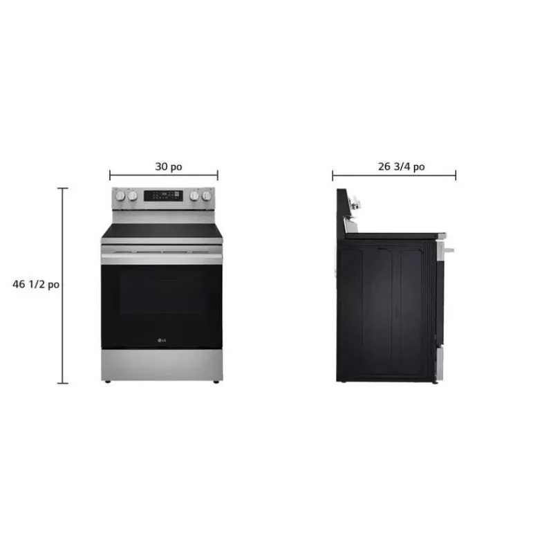 LG Range 30" Electric Glass-Ceramic - LREN6323YE