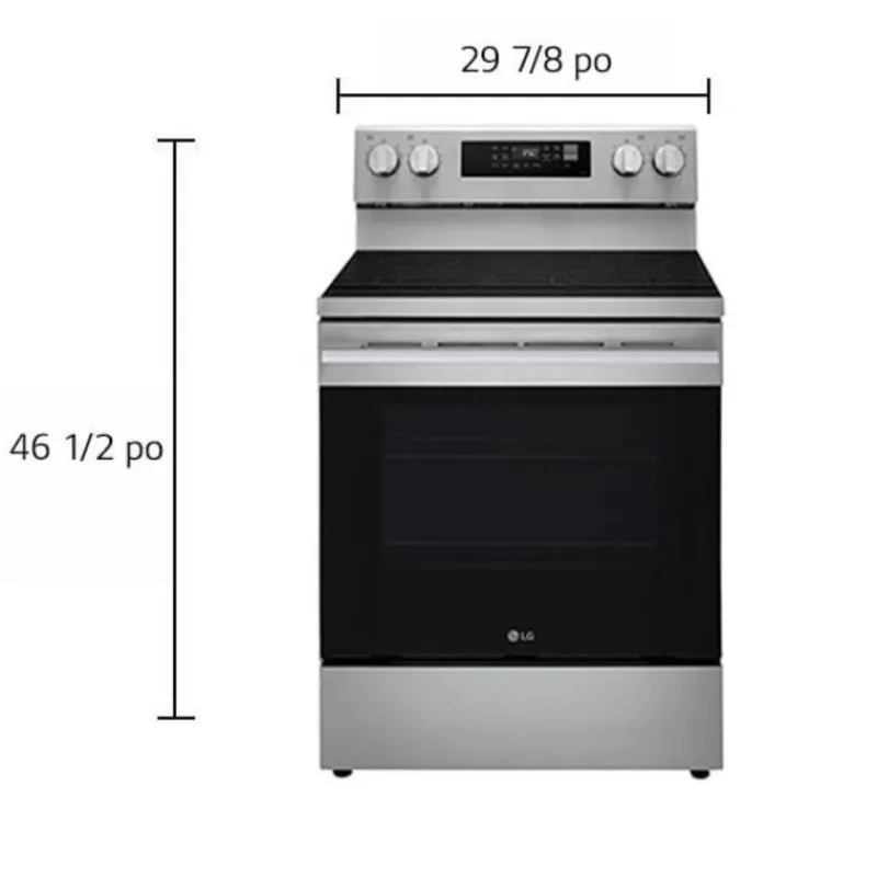 LG Range 30" Electric Glass-Ceramic - LREN6321YE