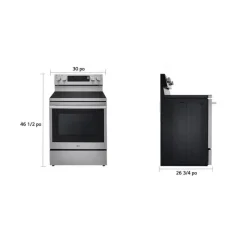 LG Range 30" Electric Glass-Ceramic - LREN6325XE