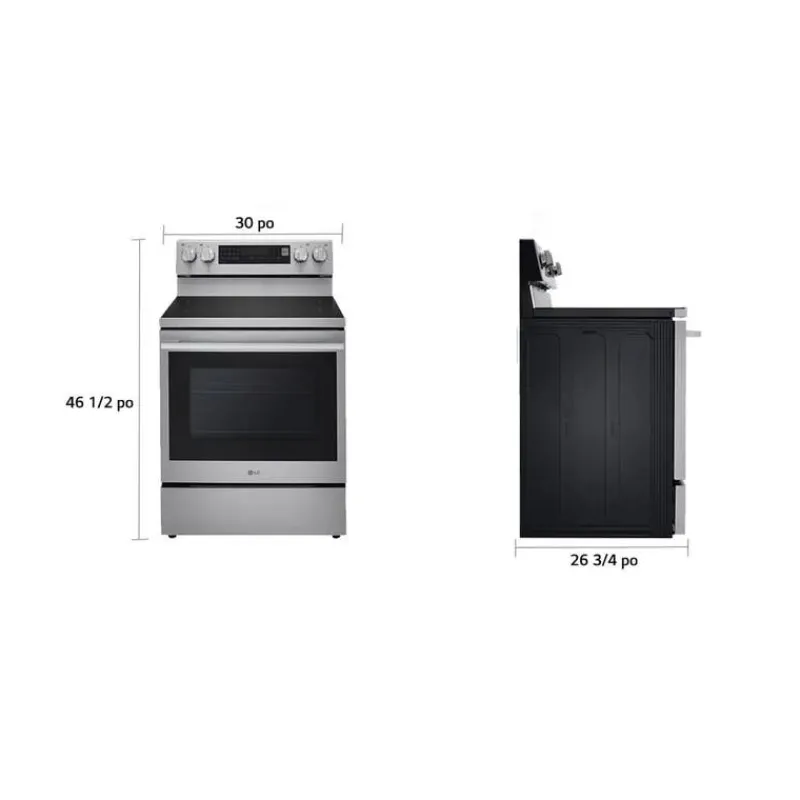 LG Range 30" Electric Glass-Ceramic - LREN6325XE
