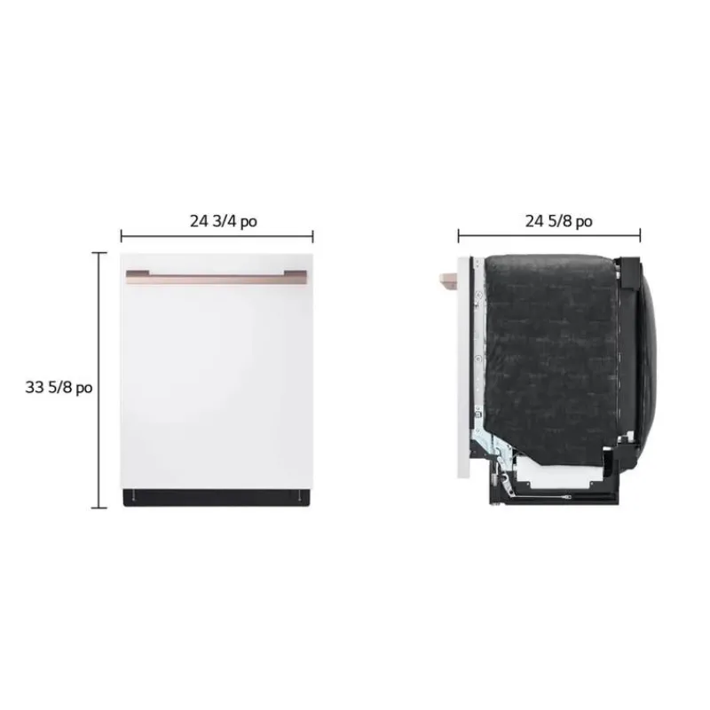 LG STUDIO Dishwasher Built-In 24" 40dB - SDWB24W3