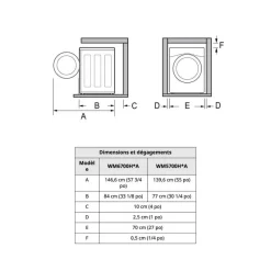 LG Washer & Dryer Kit, , Front-Load - WM5700-DLEX