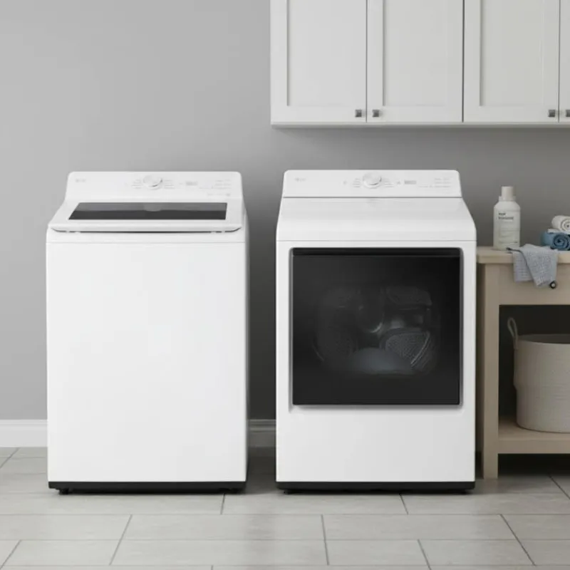 LG Washer & Dryer Kit, , Top-Load - WT8205-DLE