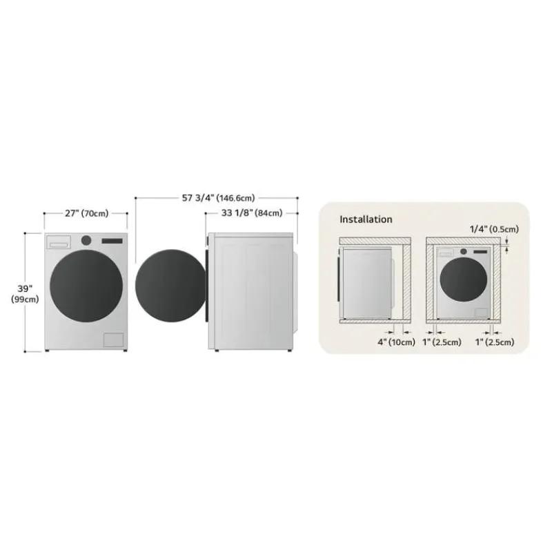 LG Washer Front-Load 27" - WM6700HBA