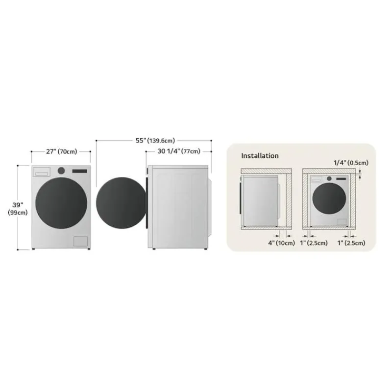 LG Washer Front-Load 27" - WM5500HVA