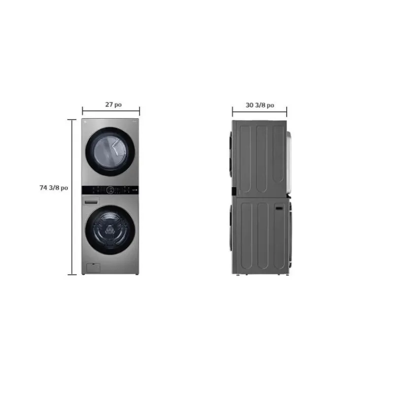 LG WashTower, , 27", Front-Load - WKEX200HVA