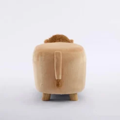 Lion-Shaped Kids Pouf – 13.8" x 23.64" x 14.15"
