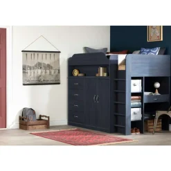 Meubles South Shore Loft Bed With Desk - South Shore