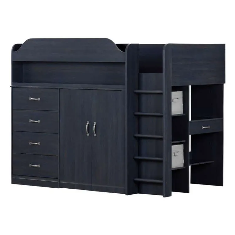 Meubles South Shore Loft Bed With Desk - South Shore