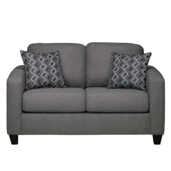 Sofa By Fancy Loveseat - Charcoal Grey