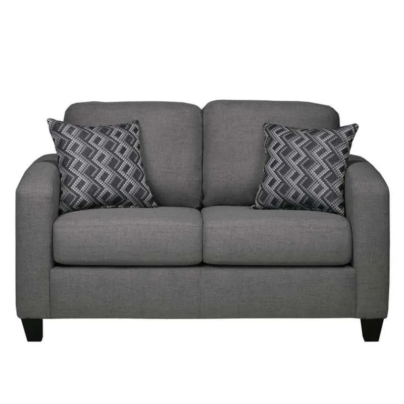 Sofa By Fancy Loveseat - Charcoal Grey