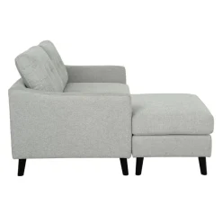 Loveseat with Reversible Chaise - Light