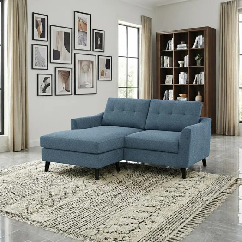 Loveseat with Reversible Chaise -