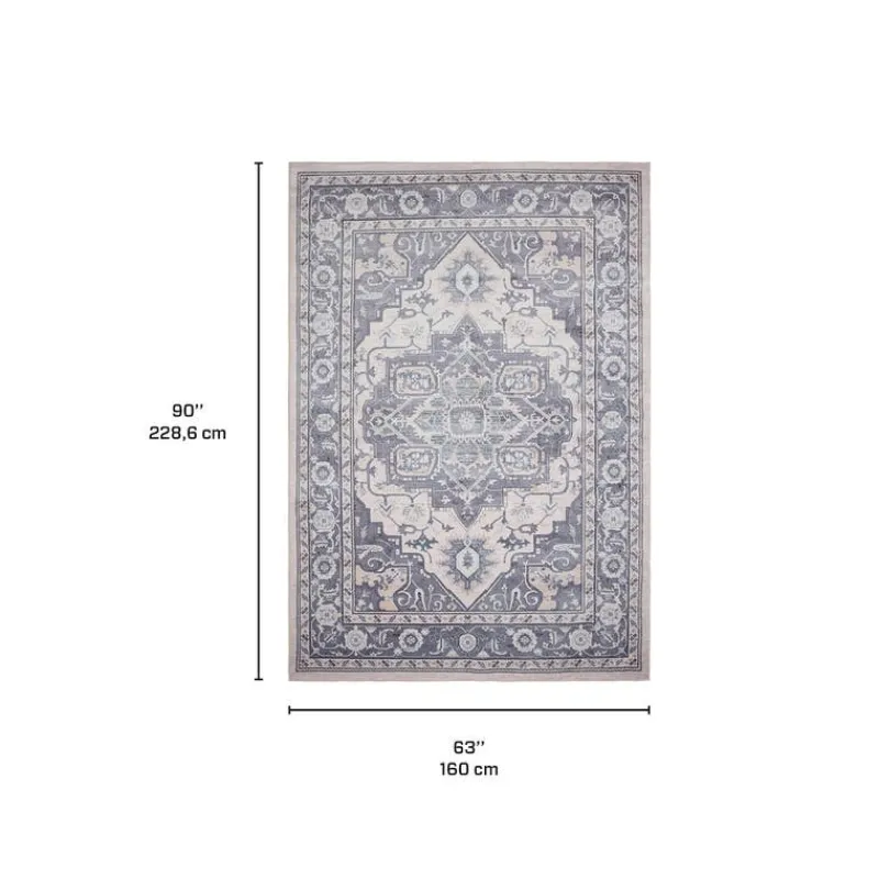 Machine Washable Indoor Rug - 5 x 7