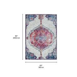Machine Washable Indoor Rug - 5 x 7