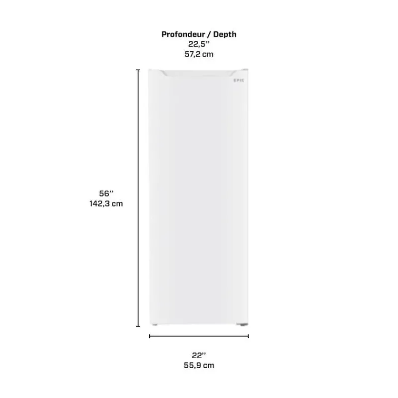 Marathon 7 Cu Ft 22 In Convertible All Refrigerator/Freezer All refrigerator, Convertible Freezer - ERF70W