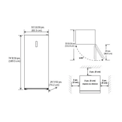 Marathon 21,2 Cu Ft Convertiible Refrigerator Freezer All refrigerator, Convertible Freezer - MFF212BLS