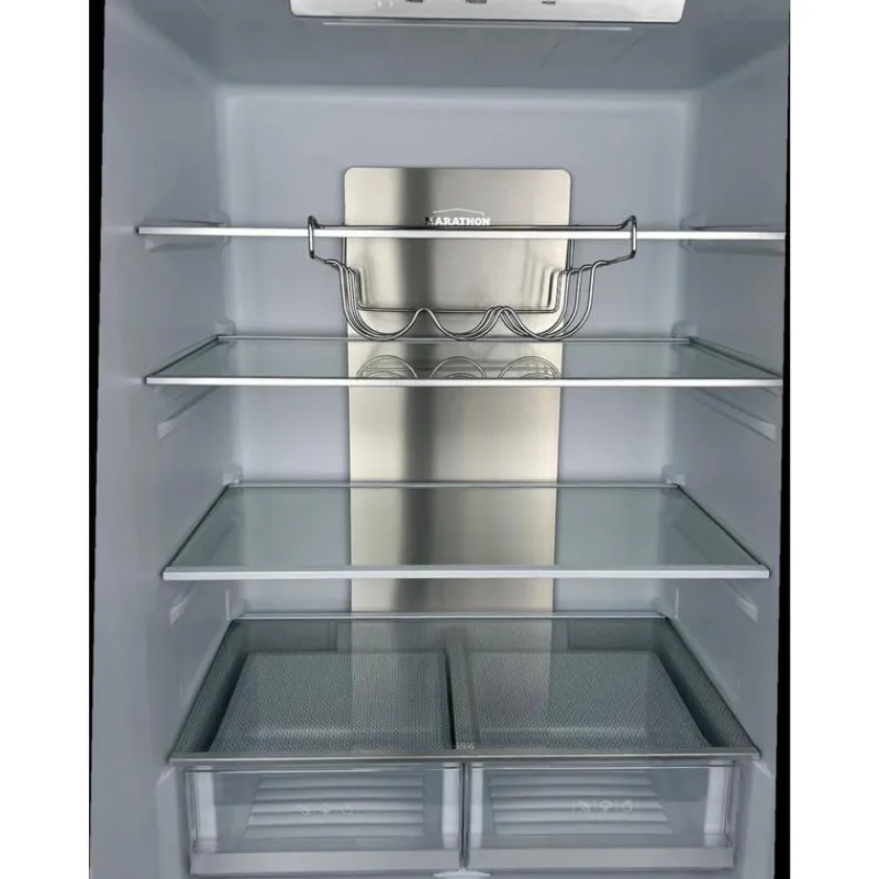 Marathon 18 Cu Ft Refrigerator 30 In Bottom Freezer - MFF179WBM-RH