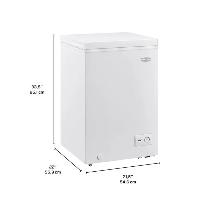 Marathon Freezer , Honrizontal, 21.5" - MCF35W