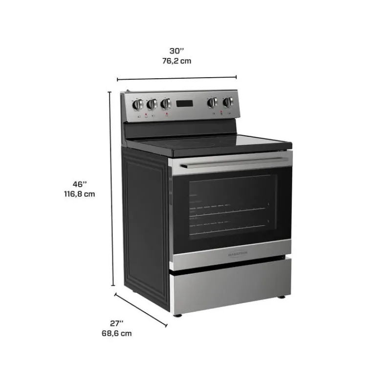 Marathon Range 30" Electric Glass-Ceramic - MER3070SS