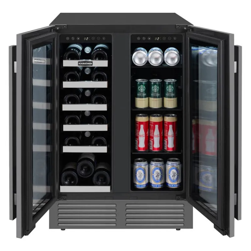 Marathon Wine Cooler 24" - MBWC56-FDBLS