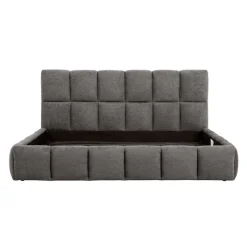 Marshmallow-Style King Bed (78") - Grey